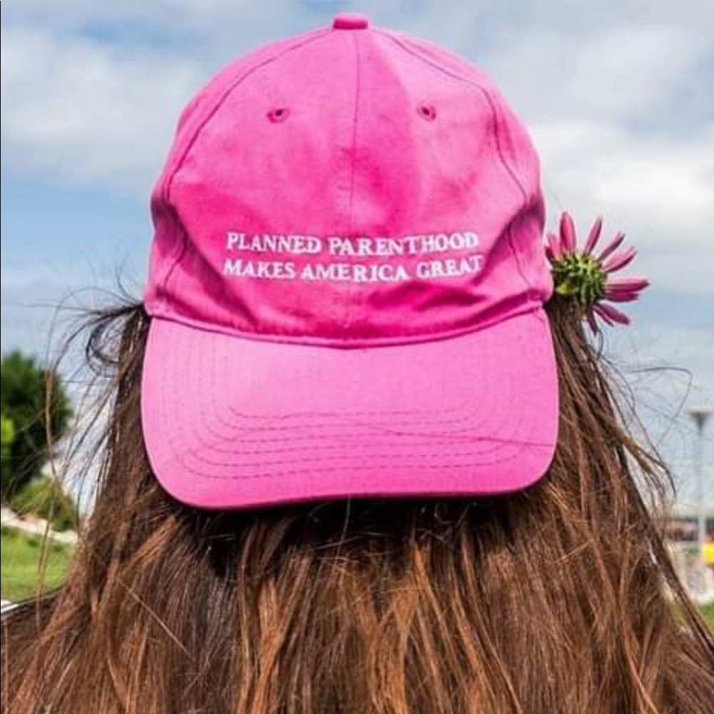 Planned Parenthood pink baseball hat